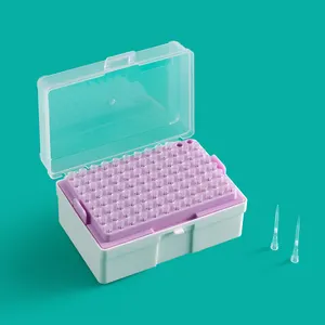 Puntas de pipeta de filtro transparente de 10ul, puntas de pipeta de líquido universales, pipetas de transferencia para puntas de pipetas desechables de laboratorio