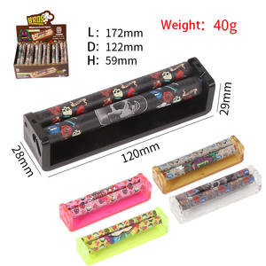 Erliaoポータブル喫煙アクセサリープラスチックシガレットメーカー110mmシガレットローリングマシン - Product Image 5