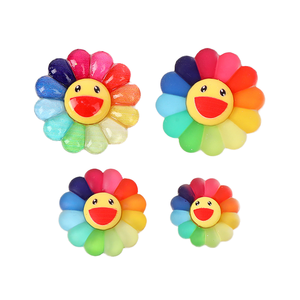 Đầy Màu Sắc Sáng Bóng Mờ Nhựa Cabochons Khác Nhau Có Kích Thước Hoa Hướng Dương Nụ Cười Mô Hình Hairbow Giày Thủ Công Kawaii Nghệ Thuật Kinh Doanh Quà Tặng - Product Image 1