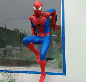 Decoración para el Hogar DIY, <span class=keywords><strong>Spiderman</strong></span>, Listo para Enviar, Tamaño Real, Diseño de Dibujos Animados, Nueva Técnica de Fundición de Metal, Modelo C101 - Product Image 3