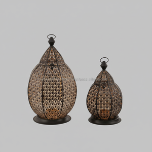 Lanterne de table de style marocain lanterne suspendue de conception arabe pour la décoration intérieure pour le Ramadan Eid et Noël - Product Image 1