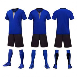 ชุดฟุตบอลชายแบบกำหนดเอง เสื้อเจอร์ซีย์สโมสรสำหรับฝึกซ้อม ระบายอากาศ แห้งเร็ว แขนสั้น ชุดยูนิฟอร์มขายส่ง - Product Image 5