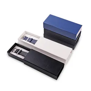 Berserk top fashion high quality wholesale customized printed gift packaging lid and base box with foam insert for belt