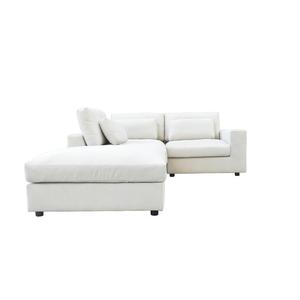 Juego de Sofás Seccionales Modulares en Forma de L, Color Blanco, Directo de Fábrica, con Chaise Longue <span class=keywords><strong>Reversible</strong></span> para Salas de Estar Modernas - Product Image 4