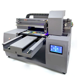 Impresora A3 multifuncional DX7 de un solo cabezal UV de cama plana CMYK + W + funda de teléfono de barniz, vidrio, impresora UV de botella cilíndrica - Product Image 1