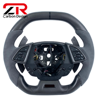 Accessoires intérieurs de voiture en fibre de carbone, volant sport en cuir véritable personnalisé pour Chevrolet Camaro SS ZL1 2SS LS RS