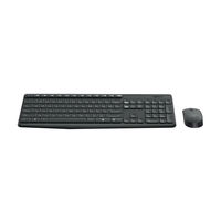 Clavier sans fil Logitech MK235 noir, récepteur sans fil 2,4 G, combo clavier de bureau sans fil