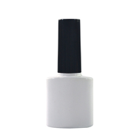 Flacon large pour vernis à ongles gel UV, ambre, transparent, 7ml, 9ml, 17ml, avec couvercle noir, sans échantillons