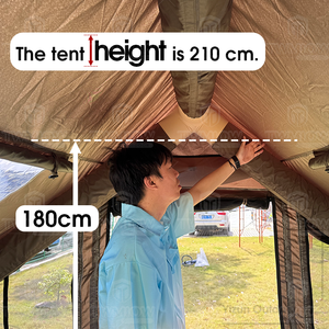 Không thấm nước chống bụi có thể gập lại nhà vườn Lều như nhà Inflatable Nhà lều sự kiện tất cả các mùa cho glamping - Product Image 5