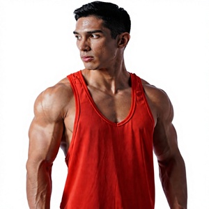 Camiseta Deportiva de Algodón para Hombre, Sin Mangas, para Gimnasio, Fitness y Entrenamiento - Product Image 1