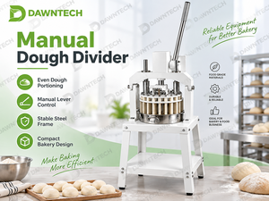 Máquina Divisora de Masa Manual, Cortadora de Masa Comercial, Máquina Cortadora de Masa para Pan, Pizza, Bollos, Equipo de Panadería - Product Image 2