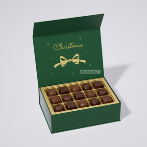 Boîte à chocolat magnétique rigide de Noël 2026 en gros, avec insert en EVA, pour festivals et événements - Product Image 2