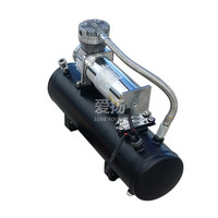 Compresseur pour klaxon d'air avec réservoir de 8l, pompe modifiée de 30 cm, gonfleur de Suspension