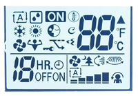 Module d'affichage LCD TN personnalisé en gros avec rétroéclairage LED 3V pour tableau de bord de voiture, affichage LCD de vitesse avec rétroéclairage LED unique