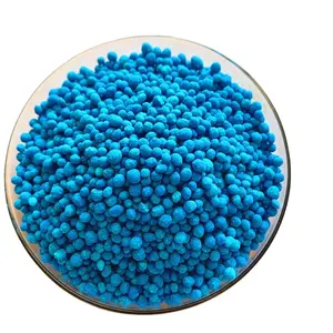 Çin fabrika mavi granül NPK 12 12 17 2 bileşik gübre