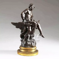 Statues de dieux grecs en métal célèbres, Hades en bronze, sculpture de Zeus pour la décoration