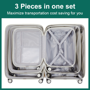 Vendita calda 20 24 29 pollici Set Design semplice classico Trolley <span class=keywords><strong>valigia</strong></span> su ruote cerniera bagagli e borse - Product Image 5