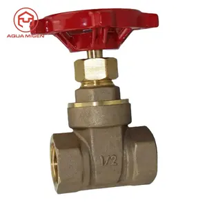 200 Wog Forged Hpb-57-3 Brass Gate Valve PN16 Brass Valve with BSP Thread