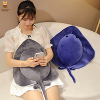 Peluche Raie Manta en Coton PP Personnalisée, Super Douce et Réaliste, Souvenir d'Aquarium pour Boutiques de Cadeaux, Vente en Gros, Logo Personnalisable