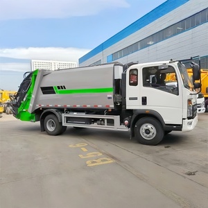 Camion à ordures compacteur Howo 5 tonnes, camion de collecte des déchets, camion de ramassage des déchets - Product Image 2