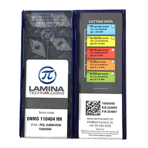 DNMG110404-NN LT10 100% inserts en carbure de tungstène cnc d'origine - Product Image 1