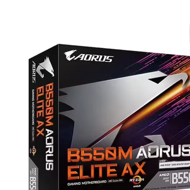 Value Gaming GIGABYTE B550M AORUS Elite AX (rev 1.3) - AMD B550, WiFi 6, DDR4 4733+ for Esports & Streaming