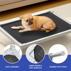 Hochwertiger Sommer vier Jahreszeiten vom Boden abnehmbarer und wasch barer großer Hund marschiert erhöhtes Haustier bett - Product Image 2