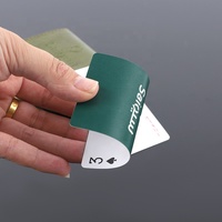 Cartes à Jouer Rondes Recyclables Double Face Personnalisables de Haute Qualité, Écologiques, Publicitaires, pour la Famille, à Bonne Résilience