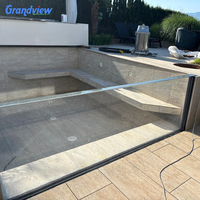 Plaque acrylique transparente pour piscine extérieure avec protection UV, service de découpe, taille personnalisée