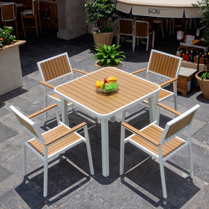 Wholesale Aluminum Table <b>Stackable</b> <b>Chairs</b> Set of Dining Table Customized Matching Table and <b>Chair</b> Set for Camping - Product Image 1
