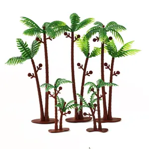 Kokosnussbaum kleine Bäume Strand backen Szenen Plug-Ins Kunststoff Simulation Kokosnussbaum Kuchen Dekoration Zierlinge