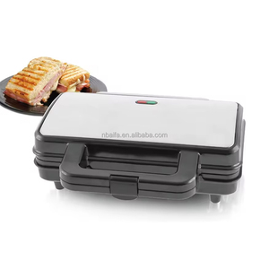 Aifa không dính mới bằng thép không gỉ hàng đầu 4 3 2 1 trong 1 có thể tháo rời cố định Waffle nướng bánh Sandwich Maker - Product Image 4