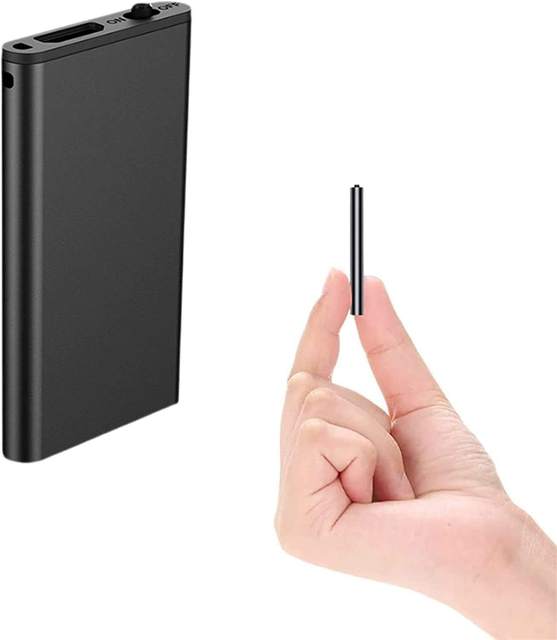 Compact Wireless Speaker Microphone Digital Voice Logger MP3 WAV File Support Bluetooth Audio Recorder