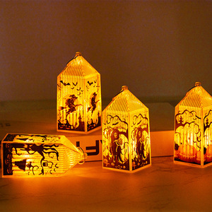 Regalos de Decoración Navideña 2025, Linterna de Viento Portátil, Artesanía, Luz Nocturna LED de Plástico, Regalos de Decoración para Fiestas - Product Image 6