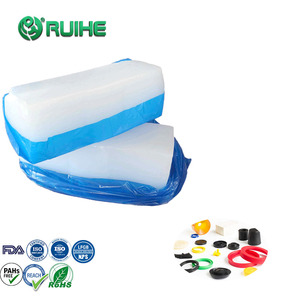 סין חם מוכר חלק אחד שקוף סיליקון htv שקוף מוצק htv חומר גלם עבור טבעת איטום - Product Image 3