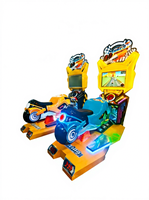 Simulateur de course à grande vitesse à pièces, jeu de course de moto en métal, machine de jeu avec prise en charge de l'anglais