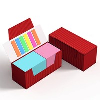 Desain Wadah Terlaris Kapasitas Besar Kertas Sticky Note Warna Dapat Disesuaikan Fitur Multifungsi untuk Perlengkapan Kantor