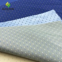Tissu d'interlining en taffetas sergé imprimé à pois de haute qualité pour doublure de costume et vêtements de sport pour garçons et filles