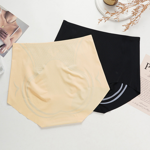 Bragas De Cintura Alta para mujer, levantador De glúteos, cuerpo De moldeador, bragas De Control, ropa interior posparto, bragas finas De seda helada De cintura alta - Product Image 4