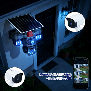 Caméra de sécurité PTZ avec capteur CMOS 4K <span class=keywords><strong>8MP</strong></span>, zoom hybride 6x, alimentation solaire, indice d'étanchéité IP67, capacités de vision nocturne. - Product Image 6