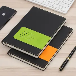 Yeni tasarım dizüstü kart tutucu özel kapak gündem yazma notebooklar toptan