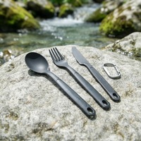 Ustensiles de camping Couverts Couteau Cuillère Fourchette pour Camping en Plein Air Randonnée