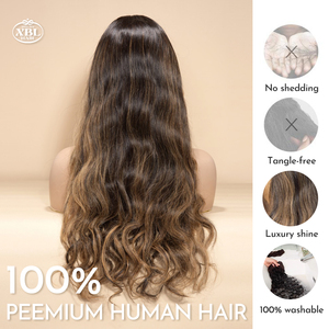 XBL 2 Day Dispatch Estilista Peluca resaltada de color Nudos blanqueados Hd Lace Bob 5X5 13X4 13X6 Pelucas frontales de color miel - Product Image 4