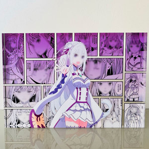 Rem Re:<span class=keywords><strong>Zero</strong></span> - Commencer une nouvelle vie dans un autre monde - Marchandises d'anime - Ornement de bureau 2D - Brique en acrylique cristallin - Product Image 2
