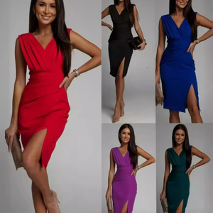 Sofisticato abito da sera a vita alta per lo <span class=keywords><strong>stile</strong></span> femminile - Product Image 6