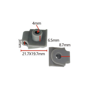 Clip de pare-chocs de voiture Smooth Sailing K402, 21.7x19.7mm, pour fixation automobile Mazda - Product Image 2