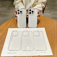 Coque de téléphone acrylique transparente prix usine pour Iphone 16 15 14 13 Pro Max antichoc clair dur accessoires mobiles