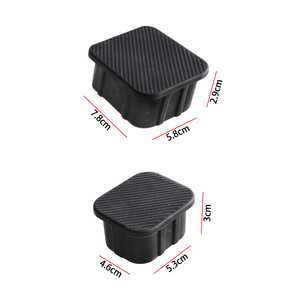 XUZHONG Cache-poussière en caoutchouc pour embout d'essieu avant 7.8x5.8x2.9cm pour embouts d'essieu de roue Ford Mustang - Product Image 1