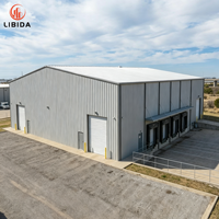 Entrepôt préfabriqué en acier avec structure ignifuge pour le stockage industriel et les applications de qualité commerciale