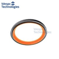 Joint d'étanchéité arrière du vilebrequin WESPC 554/127, adapté aux moteurs diesel Perkins série 4000, en matériau PTFE caoutchouc métallique.